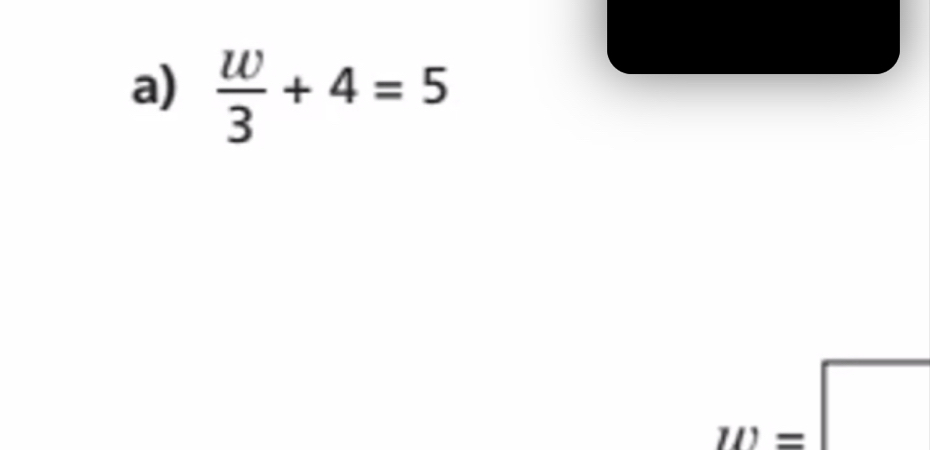  w/3 +4=5
m=|