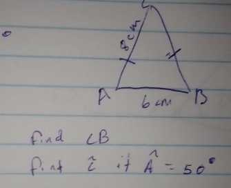 e
find CB
P.at widehat C it widehat A=50°