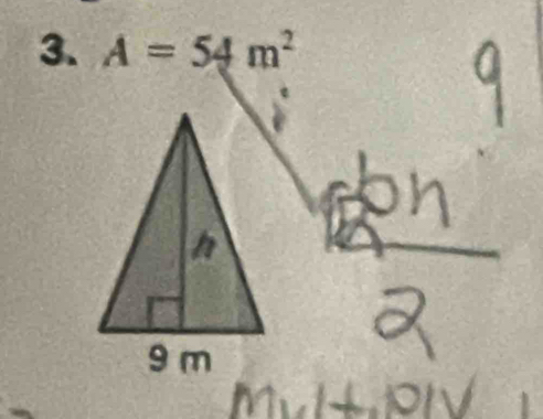 A=54m^2