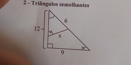 Triângulos semelhantes