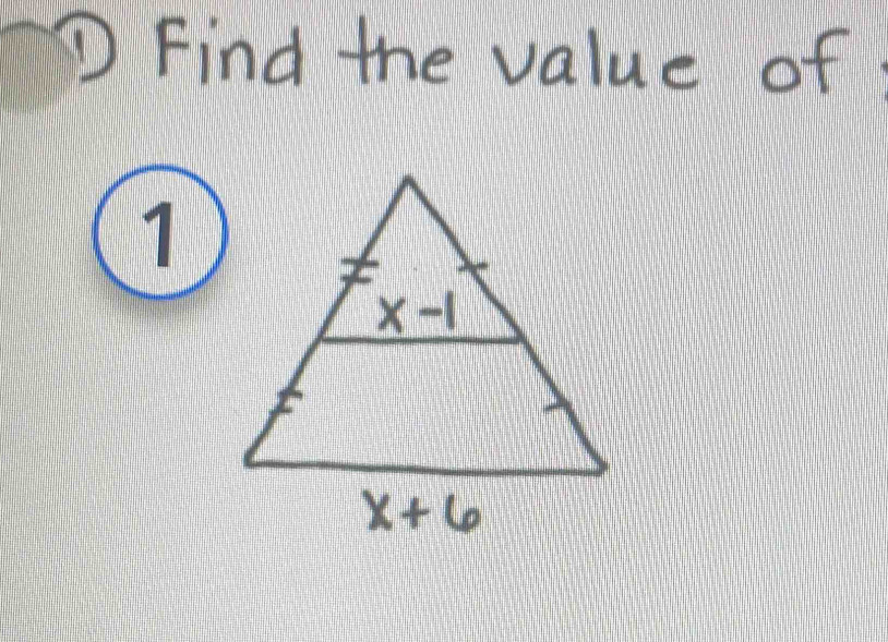 Find the value of 
1