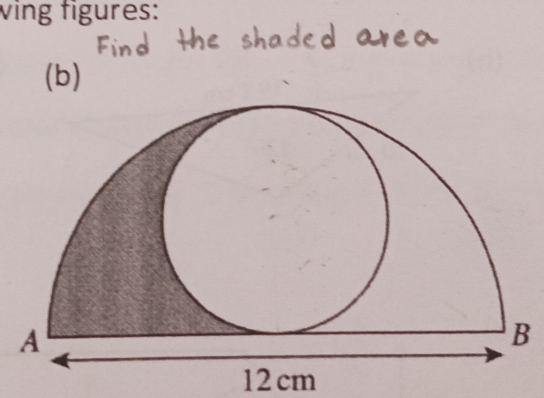 ving figures: 
(b) 
B
12 cm