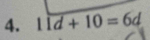 1overline 1d+10=6d