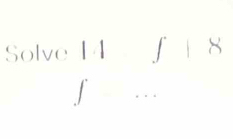 Solve 11f+8
f. . .