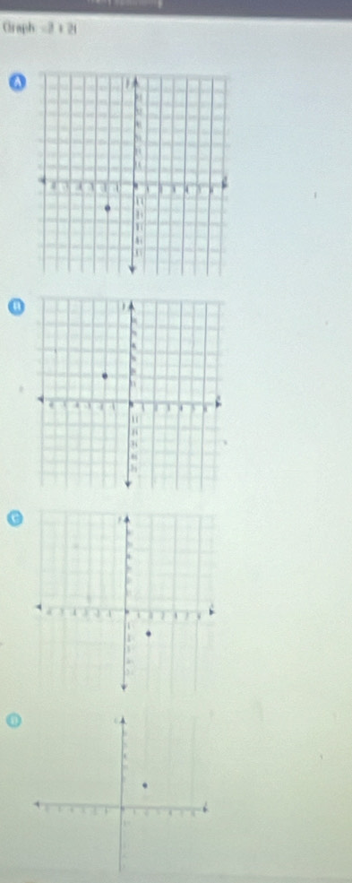 Graph -2 + 21
a