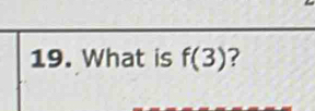 What is f(3) ?