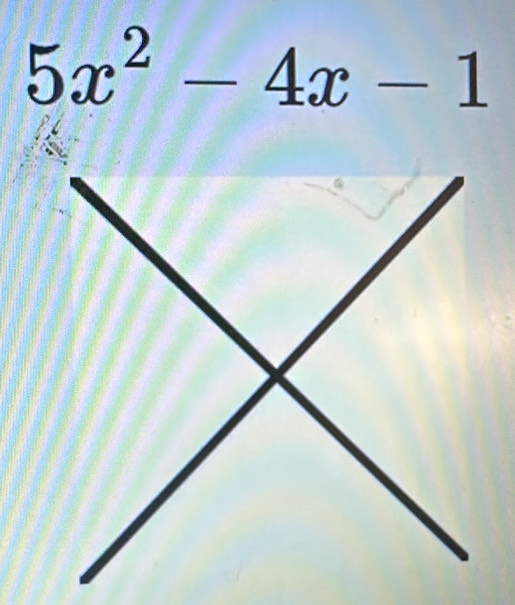 5x^2-4x-1