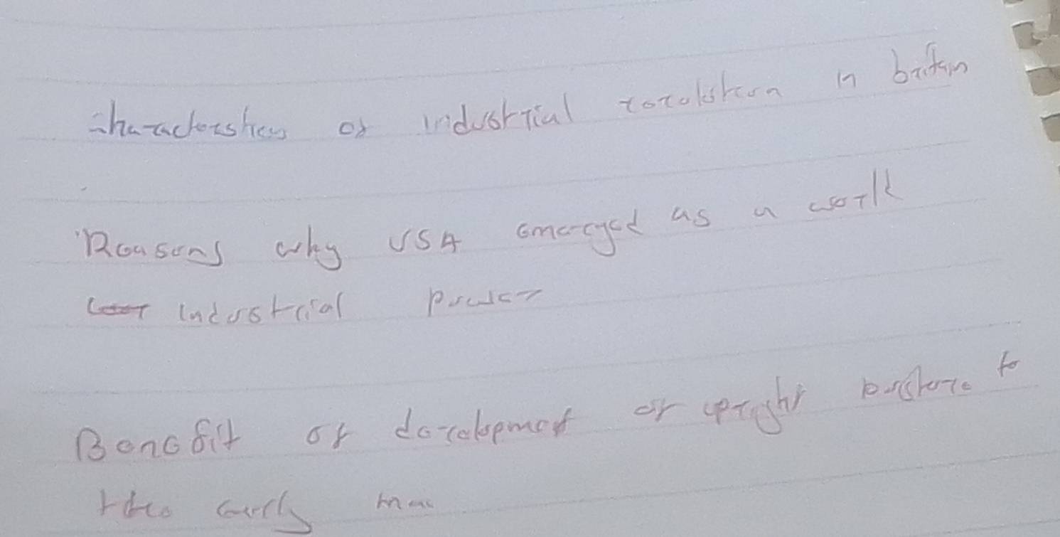 shandotshes of induortal totolshon in batn 
Rousons why USA omogged as a corld 
lndostcial PoWcT 
Bonc8l or docelemot or pright pahot. 
Hao corly mae