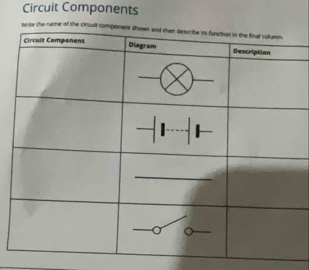 Circuit Components