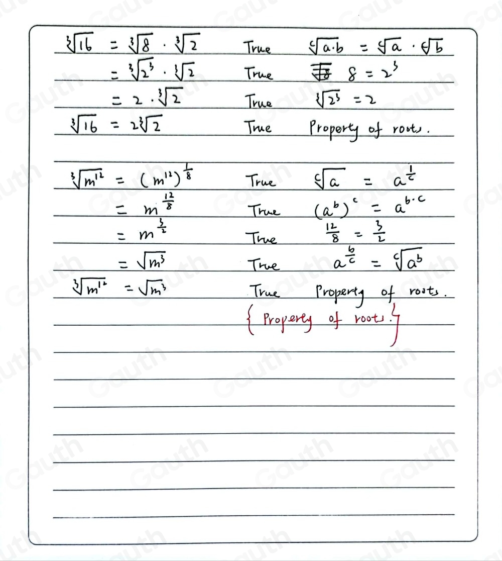 Solved: needed. Given below are examples of how to simplify radicals ...