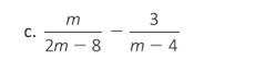  m/2m-8 - 3/m-4 