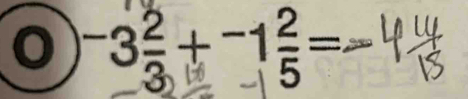 -3 2/3 +-1 2/5 =