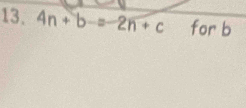 4n+bto 2n+c for b