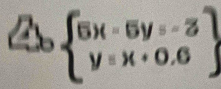  2, 5x-6y=-3 y=x+0.6