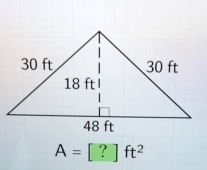 A=[?]ft^2