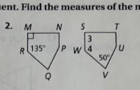 ent. Find the measures of the n
2.