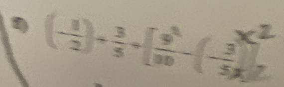 (- 1/2 )+ 3/5 +[ 9^2/10 -(- 3/5 )]
x=