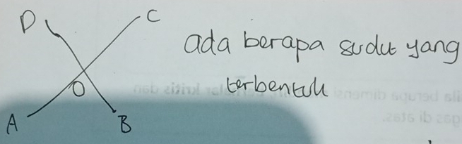 ada berapa sudu yang 
terbentell 
A