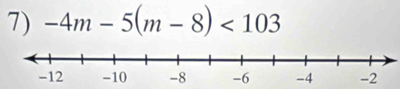 -4m-5(m-8)<103</tex>