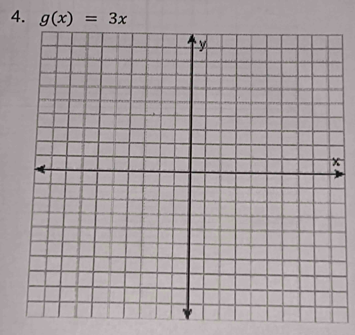 g(x)=3x