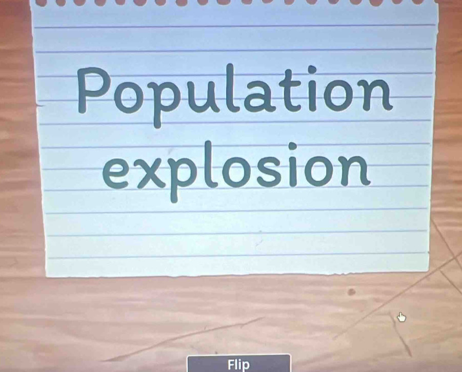 Population 
explosion