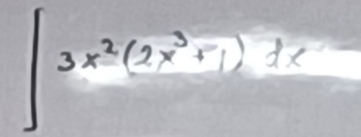 ∈t 3x^2(2x^3+1)dx