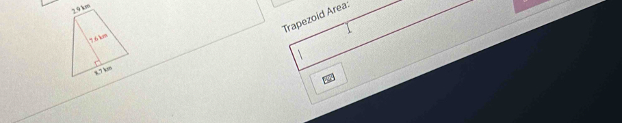 Trapezoid Area: