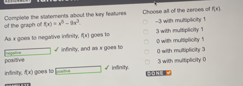 Solved: Complete the statements about the key features Choose all of ...