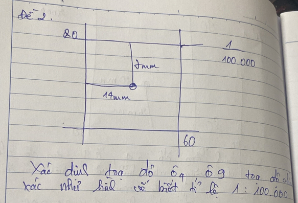 DE 2. 
_ 
_ 
O 
_ 
fmm
 1/100.000 
Aum 
60 
Xai ding too do widehat O_4 o g too do cl 
xác whà hiǔ cè bàt títé 1:100,000