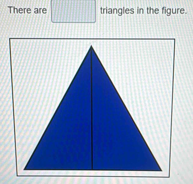 There are triangles in the figure.