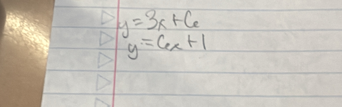 y=3x+6
y=6x+1