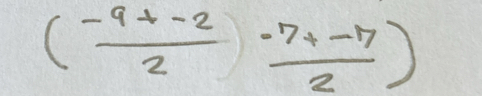 ( (-9t-2)/2 , (-7t-7)/2 )