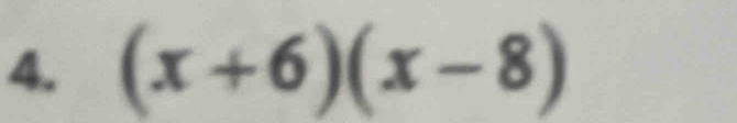 (x+6)(x-8)