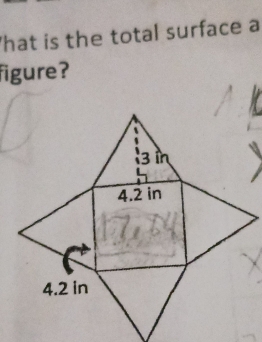 hat is the total surface a 
figure?