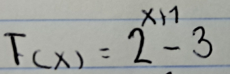 T(x)=2^(x11)-3