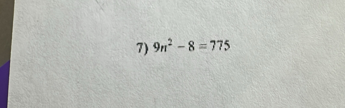 9n^2-8=775