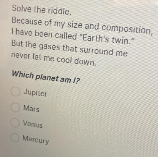 Solve the riddle. Because of my size and composition, I have been ...