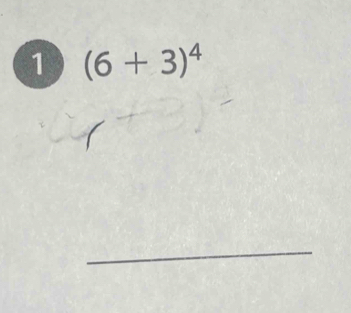 1 (6+3)^4