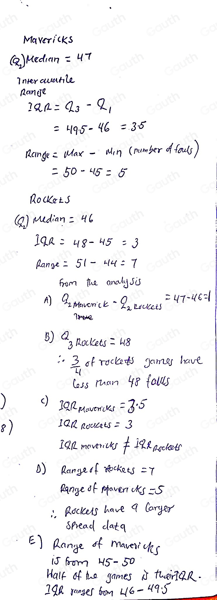 Solved: USE THE BOX PLOT TO SORT EACH STATEMENT BELOW AS TRUE OR FALSE ...