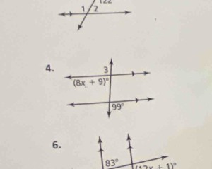 83° (12x+1)^circ 