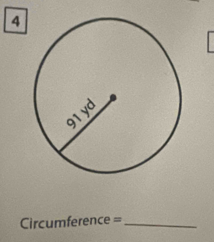 Circumference =_