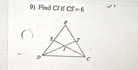 Find C/ if CS=6