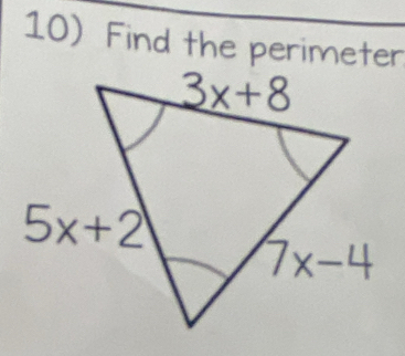 Find the perimeter