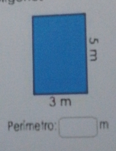 Perímetro: □ m