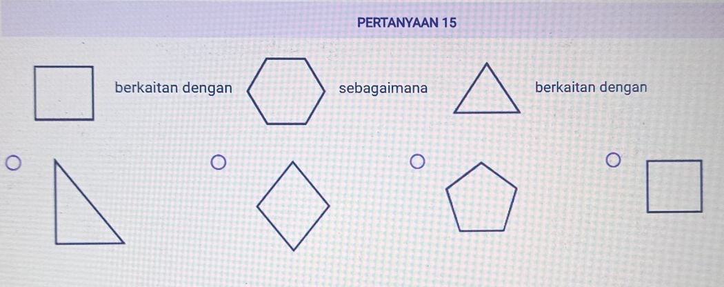 PERTANYAAN 15
berkaitan dengansebagaimanaberkaitan dengan