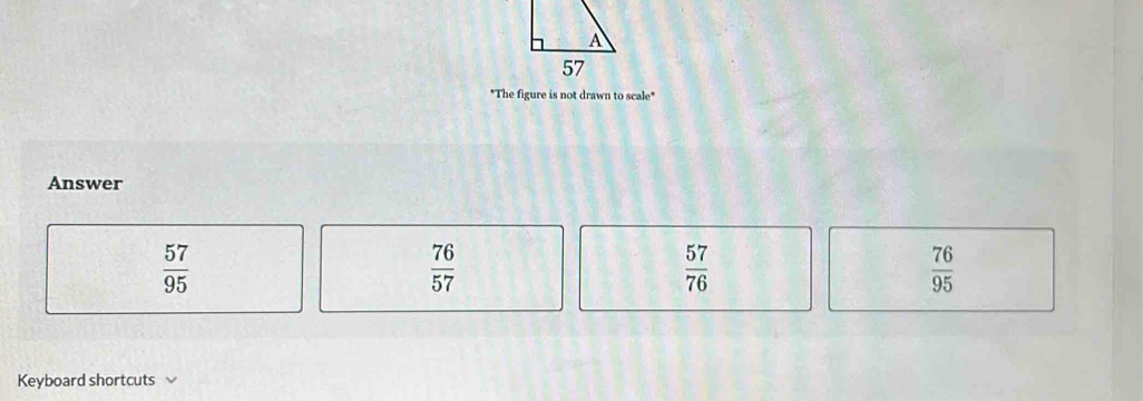 Solved: A 57 