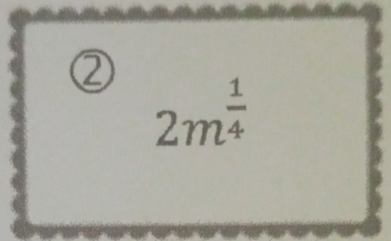 2m^(frac 1)4