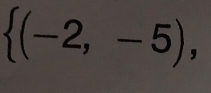  (-2,-5),