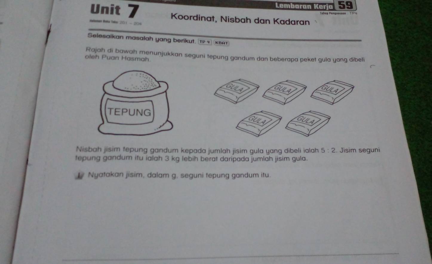 Selesai:Lembaran Kerja 59 Unit 7 Koordinat, Nisbah dan Kadaran mhemn ...