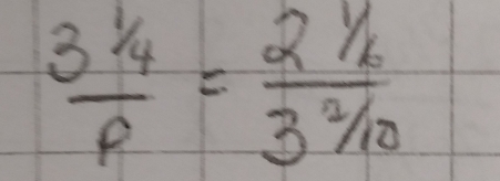 frac 3^(1/_4)= (21/6)/32/10 